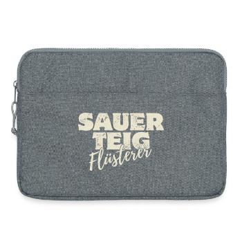 Sauerteig Flüsterer - Laptoptasche 15" - Grau meliert - Vorne