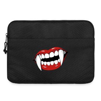 Vampire Lips Pop Art Halloween Party - Sacoche pour ordinateur portable 15 pouces - noir - Devant