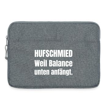 Typographie Farrier Balance - Sacoche pour ordinateur portable 15 pouces - gris chiné - Devant