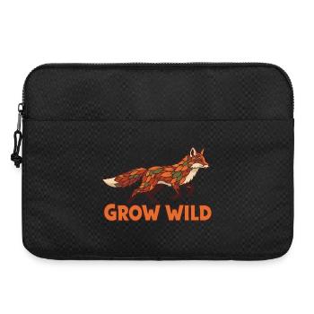 Waldfuchs Patchwork Grow Wild - Laptoptasche 15" - Schwarz - Vorne