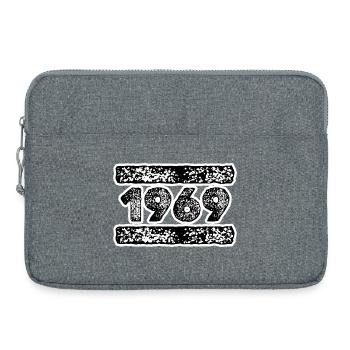 Jahreszahl 1969 - Laptoptasche 15" - Grau meliert - Vorne