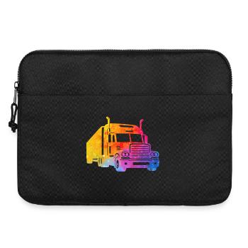 Camion coloré - Sacoche pour ordinateur portable 15 pouces - noir - Devant
