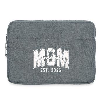 Mama Est. 2026 Design - Laptoptasche 15" - Grau meliert - Vorne