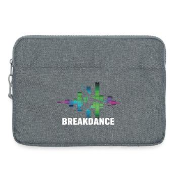 Breakdance Streetstyle Hip Hop DJ Dance - Sacoche pour ordinateur portable 15 pouces - gris chiné - Devant