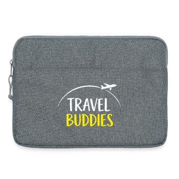 Travel buddies - Laptoptasche 15" - Grau meliert - Vorne