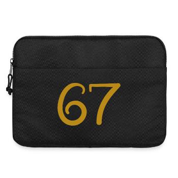 67 - Sacoche pour ordinateur portable 15 pouces - noir - Devant