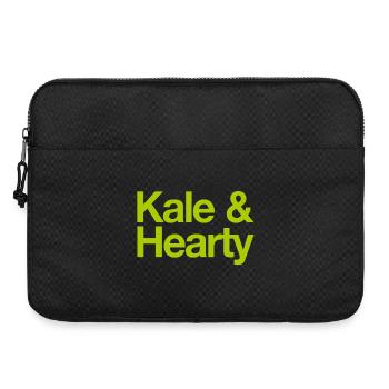 Kale & Hearty Veggie Cheer - Laptop bag 15" - black - Front