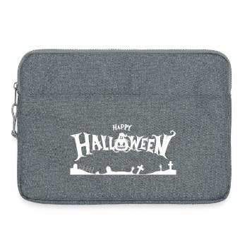 happy halloween - Sacoche pour ordinateur portable 15 pouces - gris chiné - Devant