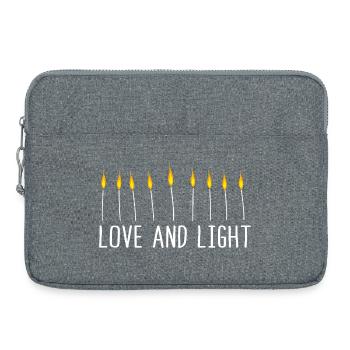 Hanukah Hanukkah Chanukkah - Laptoptasche 15" - Grau meliert - Vorne