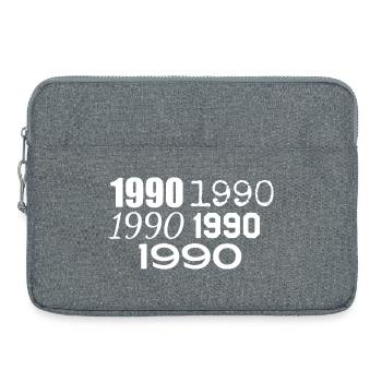 1990 - Sacoche pour ordinateur portable 15 pouces - gris chiné - Devant