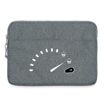 Midnight Chrono Mortuary - Laptop bag 15" - heather grey - Front