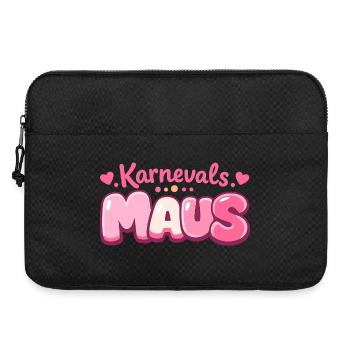Cologne de la souris de carnaval – Jeck à Fastelovend - Sacoche pour ordinateur portable 15 pouces - noir - Devant