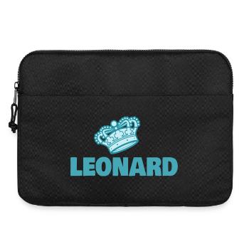 First name Leonard - Laptop bag 15" - black - Front