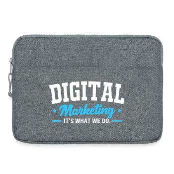Digital Marketing Manager - Laptop bag 15" - heather grey - Front