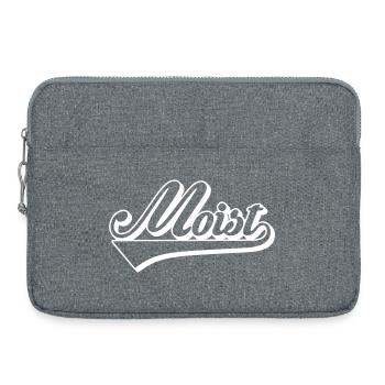 Mobiz Retro Script Logo - Laptop bag 15" - heather grey - Front