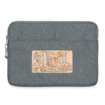 Danse comme si personne ne regardait - Sacoche pour ordinateur portable 15 pouces - gris chiné - Devant