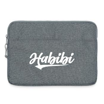 habibi darling sweetheart girlfriend best besti love - Laptop bag 15" - heather grey - Front
