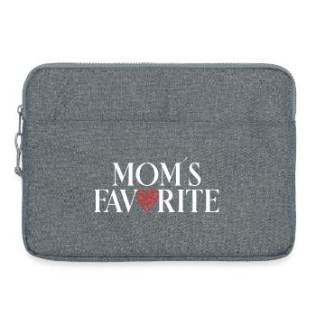 Favorite Child Mom's Darling - Laptop bag 15" - heather grey - Front