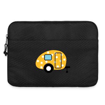 Caravan Camping Punkte Ostern Wohnwagen Vintage - Laptoptasche 15" - Schwarz - Vorne