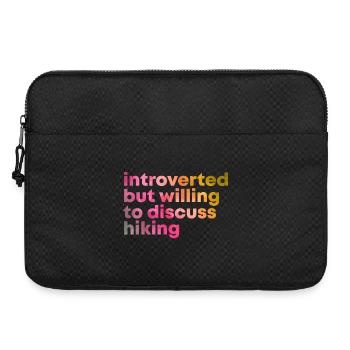 Wandern - Laptoptasche 15" - Schwarz - Vorne