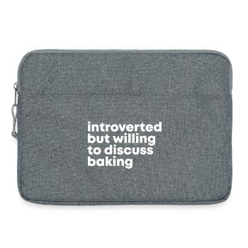 Baking - Laptop bag 15" - heather grey - Front