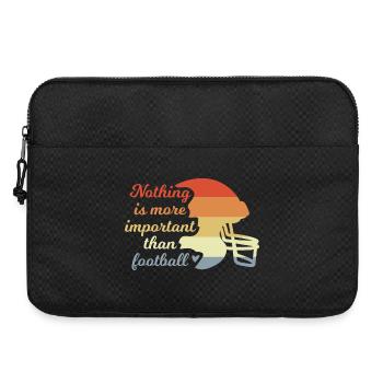Nichts ist wichtiger als Football - Laptoptasche 15" - Schwarz - Vorne