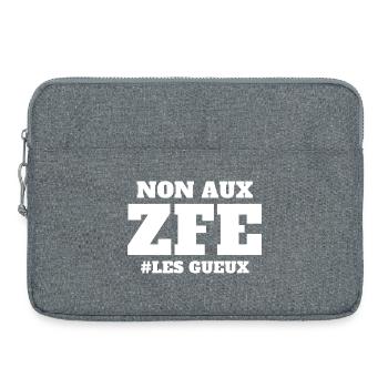 voiture, voiture ancienne, libre circulation - Sacoche pour ordinateur portable 15 pouces - gris chiné - Devant