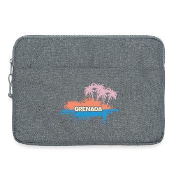 Cadeau pour la Grenade - Sacoche pour ordinateur portable 15 pouces - gris chiné - Devant