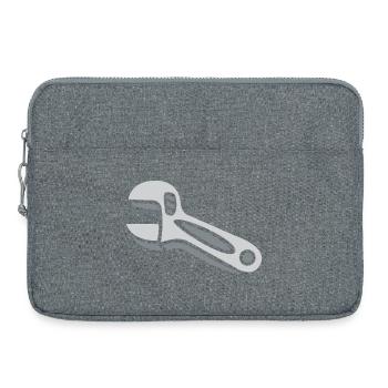 Illustration d’outil de clé de bande dessinée - Sacoche pour ordinateur portable 15 pouces - gris chiné - Devant