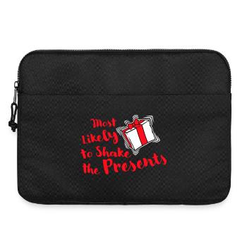 Most Likely to Shake the Presents Weihnachten Spaß - Laptoptasche 15" - Schwarz - Vorne