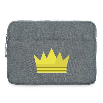 Crown - Laptop bag 15" - heather grey - Front