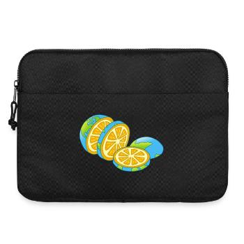 Planet Earth is an orange - Laptop bag 15" - black - Front