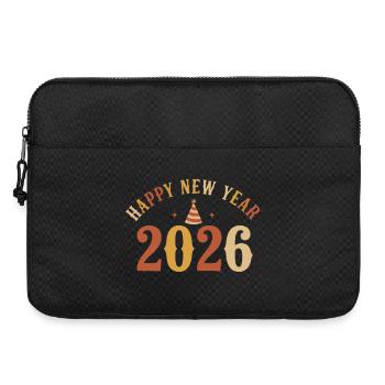 Feiert die schöne Silvesterparty 2026 - Laptoptasche 15" - Schwarz - Vorne
