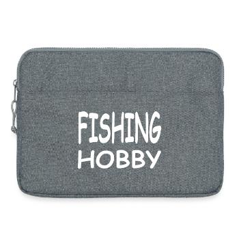 Pêche - Sacoche pour ordinateur portable 15 pouces - gris chiné - Devant