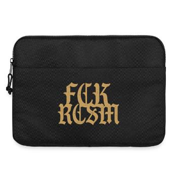 Merde au racisme FCK RCSM - Sacoche pour ordinateur portable 15 pouces - noir - Devant