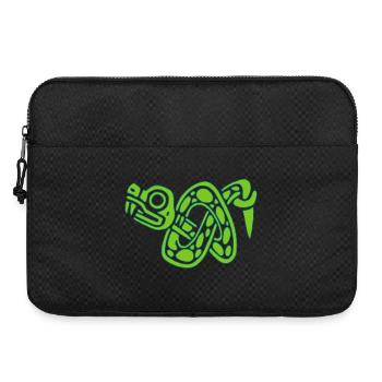 Green Snake Knot - Laptop bag 15" - black - Front
