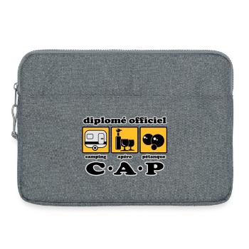 Camping Aperitif Schalen flex - Laptoptasche 15" - Grau meliert - Vorne