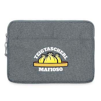 Teigtascherl Mafioso - Laptoptasche 15" - Grau meliert - Vorne