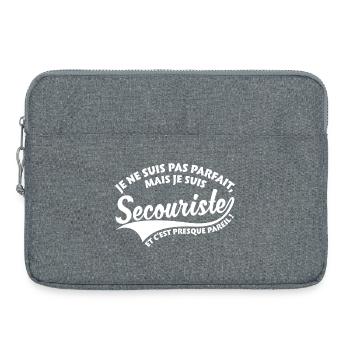 Parfait Secouriste - Sacoche pour ordinateur portable 15 pouces - gris chiné - Devant