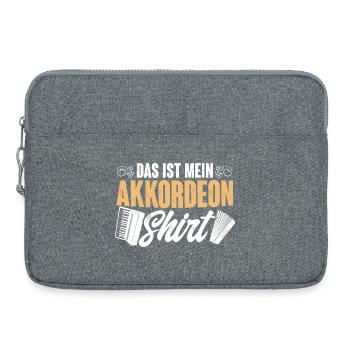 Akkordeon - Laptoptasche 15" - Grau meliert - Vorne