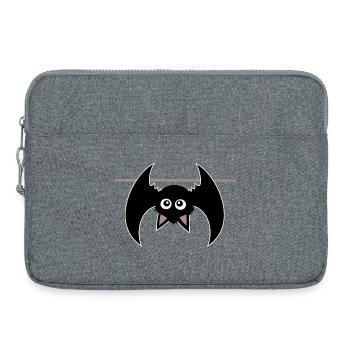 Halloween Bat - Laptop bag 15" - heather grey - Front