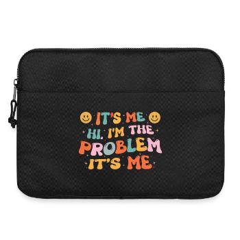 Colorful Design with Funny Phrase - Laptop bag 15" - black - Front
