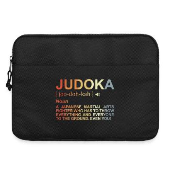 Judoka Dictionary - Laptop bag 15" - black - Front
