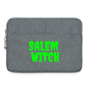 SalemWitch Halloween Design - Laptop bag 15" - heather grey - Front