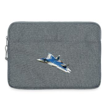 Le Su-57 - Sacoche pour ordinateur portable 15 pouces - gris chiné - Devant