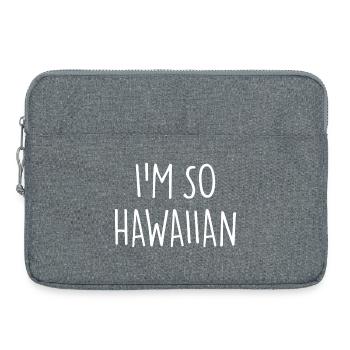I'M SO HAWAIIAN - Laptop bag 15" - heather grey - Front