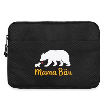 Future Maman MAMA BEAR Rétro Drôle - Sacoche pour ordinateur portable 15 pouces - noir - Devant