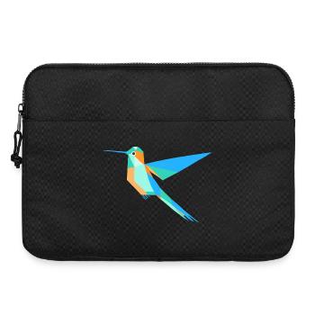 Geometric Hummingbird Prism Style - Laptop bag 15" - black - Front