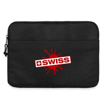 Switzerland Blobs - Laptop bag 15" - black - Front