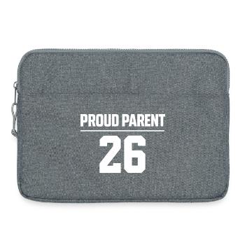 Proud Parent 2026 Eltern Stolz - Laptoptasche 15" - Grau meliert - Vorne